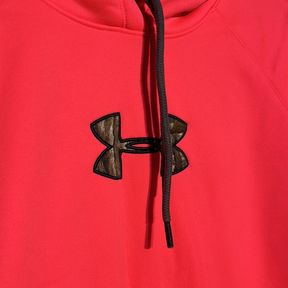 Under Armour Storm Neon Pink Realtree Camo Detail Pullover Hoodie Size XL - Picture 6 of 9